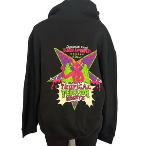 Permanent Vacation Tropical Terror Nights Black Hoodie
